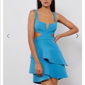 BCBG Hannah Cutout Dress Size 4 Montego Bay